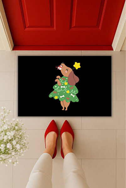 Dormot Yüksek Kaliteli Modern Dijital Baskı-Happy New Year Yılbaşı Temalı Köp...