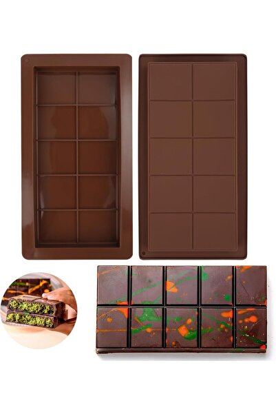 Dharst Silicone mold for chocolate Dubai 14 x 25.5 cm Depth 2.0 cm