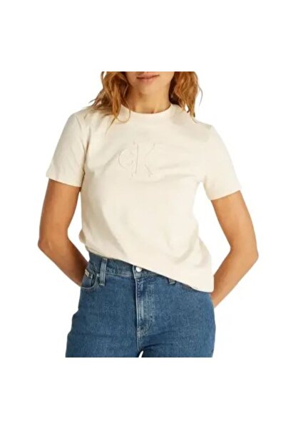 Calvin Klein Tricou CK APPLIQUE REGULAR TEE Femei