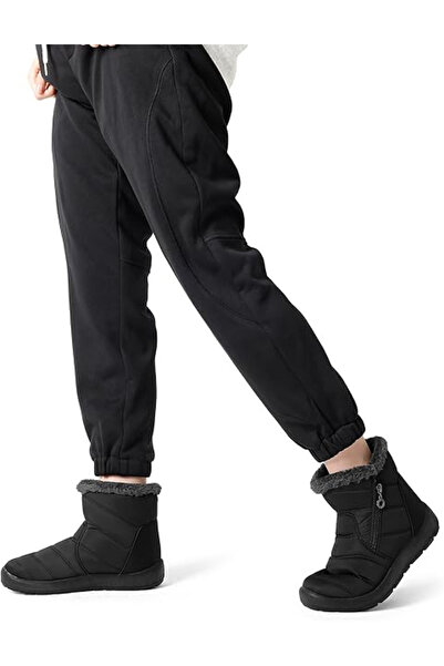 OEM Women's fur-lined winter boots, waterproof, lightweight, black 37