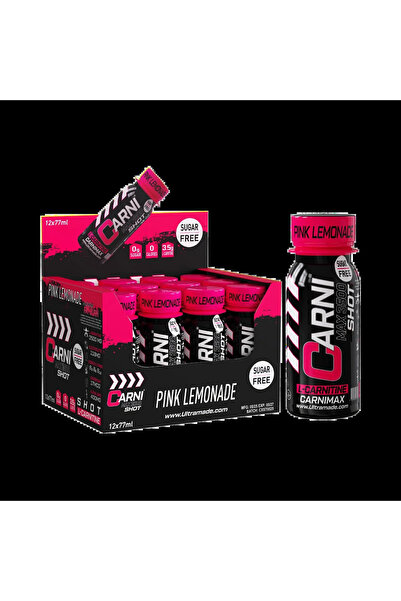 C5 عبوة كارني شوت إل-كارنيتين بنكهة الليمون الوردي الخالية من السكر، ١٢ قطعة