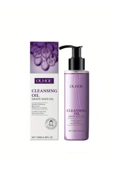 ouhoe مزيل مكياج بذور العنب يزيل مكياج الوجه بفعالية، ويترك البشرة منتعشة. 10...