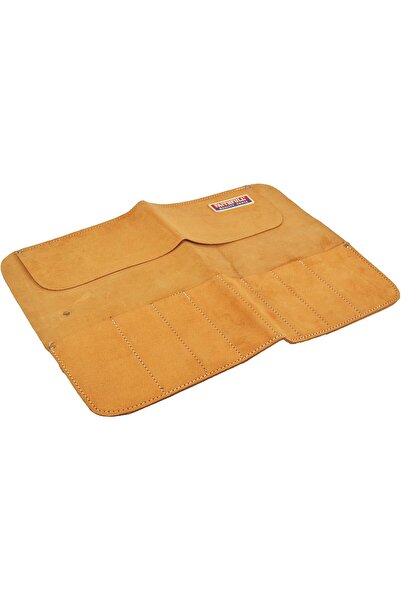 FAITHFULL 8-Pocket Suede Leather Chisel Roll (33 x 47 cm)
