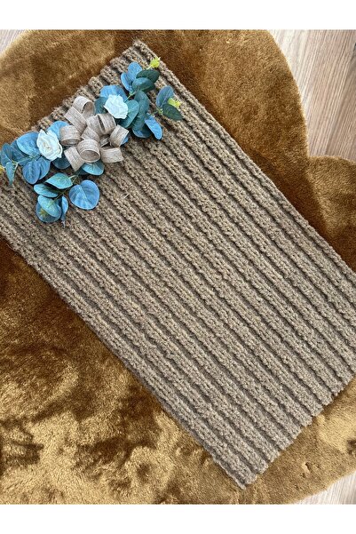Marrone Large Size Door Mat 100*50 cm Curved Model