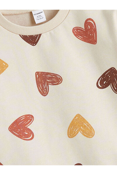 LC Waikiki Crew Neck Girl's Sweatshirt and Tights