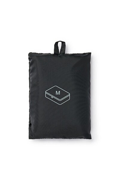 Muji Polyester Gusset Case, W 26 x D 40 x H 10 cm, M, Black