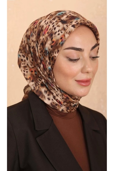 Butik Patterned Square Soft Scarf