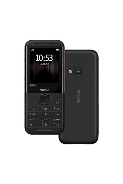 Nokia 5310 TA-1212 Dual SIM Mobile - 2.4 Inch, 16 MB, 8 MB RAM, 4G LTE - Black and Red