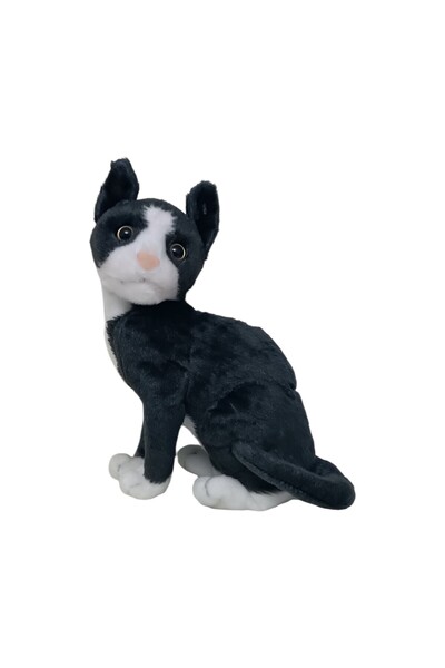 Numaca Gerçekci Oyuncak Peluş Kedi Sevimli Kedi Sesli Miyavlayan Sesli Oyun A...