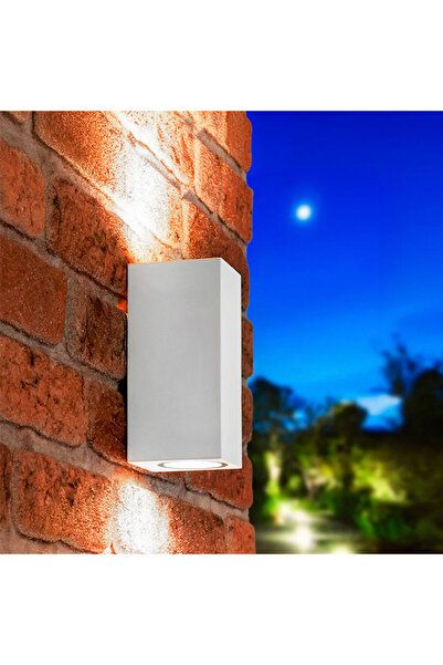 HF 6W square wall lamp, waterproof, rectangular lamp with up and down movement, white color