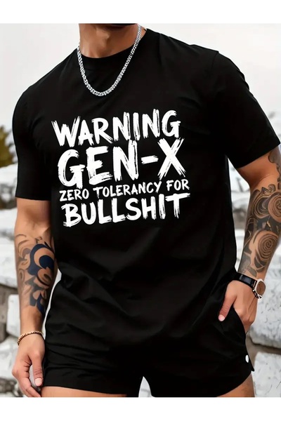 4desire.ro Tricou barbati GEN-X Ink, Classic Regular Fit, Bumbac 100%, Vegan Approved