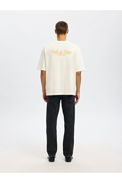 SELECTED T-Shirt mit Rundhalsausschnitt Print