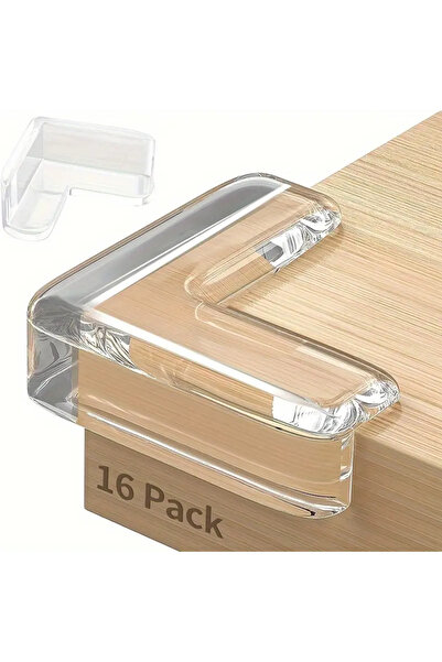 Abuy Clear Adhesive Edge and Corner Protector - Child Edge Corner Guard 16 Pieces