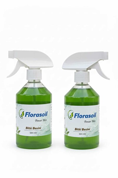 Florasoil 2 Adet Yeşil Yapraklı Bitkiler Ve Tüm Süs Bitkileri Için 500 ml Dal Tomurcuk Ve Çiçek Gelişimi