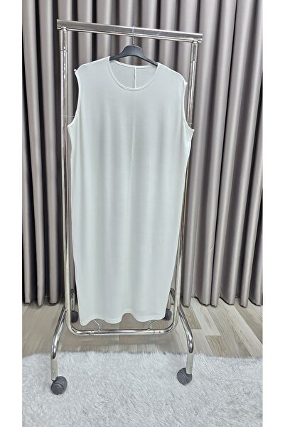 Elmas Tesettür Kadın Tesettür Giyim Uzun Kurtarıcı İçlik Elbise