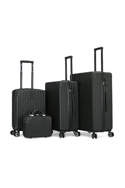 VİRAGE مجموعة حقائب سفر من 4 قطع | حقائب سفر أنيقة من مادة ABS الصلبة مع عجلات دوارة