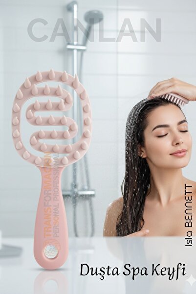 Transformacion Silicone Hair Massage Comb – Hair Washing Comb for Relaxing Washing and Deep Cleaning in the Shower
