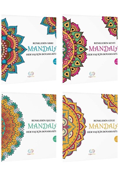 Çılgın Zeka Büyükler İçin Boyama Kitabı Seti Yetişkinler İçin Mandala Boyama ...