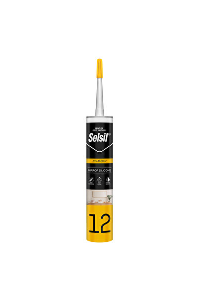 Selsil Ayna Silikonu Şeffaf 280ml