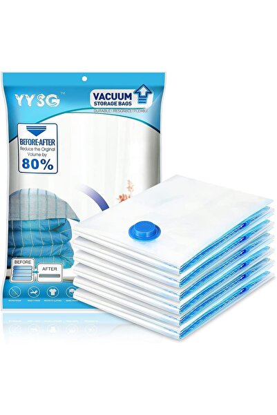 OEM Set of 6 Vacuum Storage Bags – Space Saving Bags, 60x40cm, Reusable