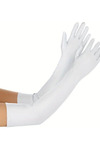 elur malta 1 Pair Women Vintage Chic Hepburn Style Long Gloves