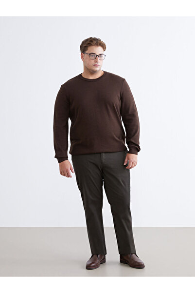 LC Waikiki Pantaloni chino pentru bărbați LCWAIKIKI Classic Khaki, mărime mar...