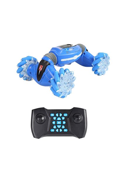 OEM Twist Climbing Car RC, 2.4 GHz, watch remote, gesture control, LED lights, sounds, 1:16, light blue