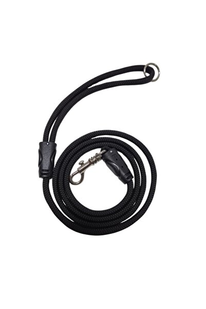 moonparacord Dog Walking Rope Black 8 mm 150 cm