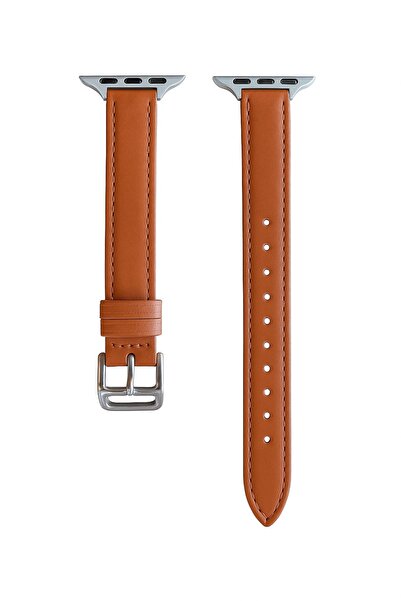 Alstrap Slim Thin Pu Leather Band Strap Compatible with Apple Watch 11-10(42mm) 9-8-7(41mm) 6 5 4 Se(40mm) 3 2 (38mm)