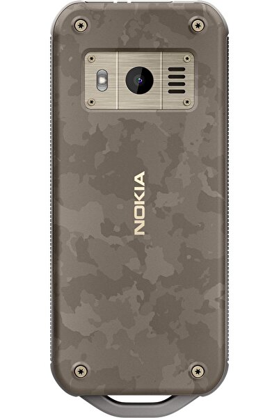 Nokia 800 Tough Feature Phone, Dual SIM, 512 MB RAM, 4G LTE, Sand