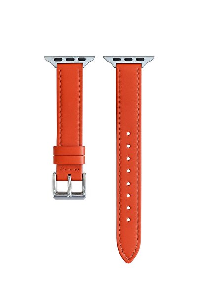 Alstrap Slim Thin Pu Leather Band Strap Compatible with Apple Watch 11-10(42mm) 9-8-7(41mm) 6 5 4 Se(40mm) 3 2 (38mm)