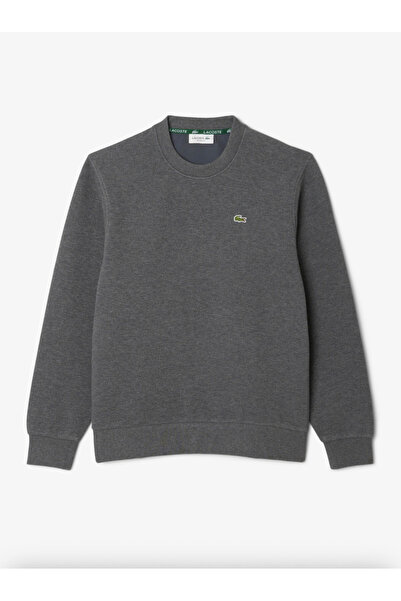 Lacoste Relaxed Fit Piqué Crew Neck Sweatshirt