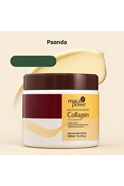 Paanda قناع الشعر بالكولاجين مع خلاصة الماكا - إصلاح وتغذية عميقة