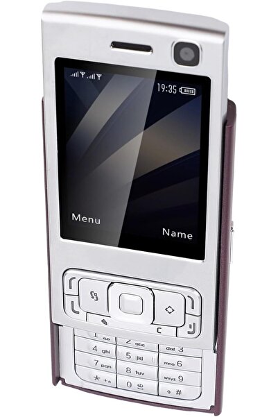 YUEHISY Unlocked Slider Phone, Large Keyboard, 2.0in Screen, 1000mAh, MP3/MP4, FM Radio (Purple)