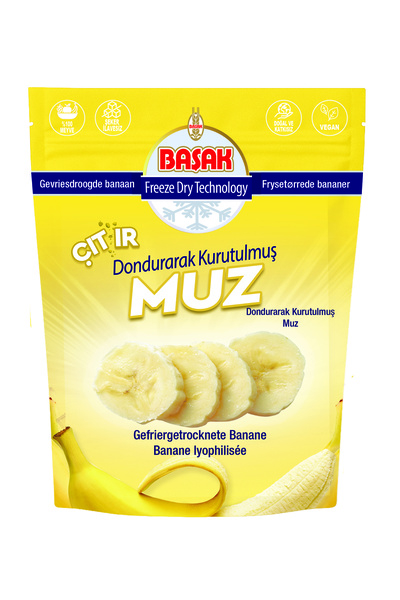 BAŞAK FREEZE DRİED-DONDURARAK KURUTULMUŞ MUZ 20 gr. X 3 Adet