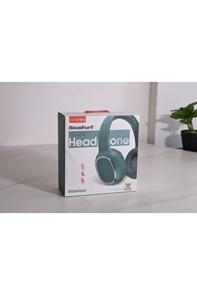 Generic Wireless Bluetooth Headphones, Built-in Mic - HZ-BT800 (Green)