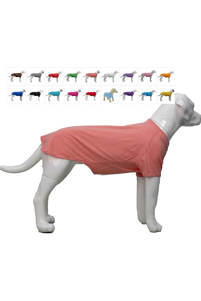 OEM Haină pentru câini Lovelonglong, mărimea XS, basic, bumbac, roz pal