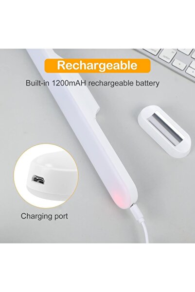 Generic SKY-TOUCH 2 pcs Under-Cabinet Rechargeable LED Light Bars, 30×3.8×5 cm, Dimmable, 3 Color Modes