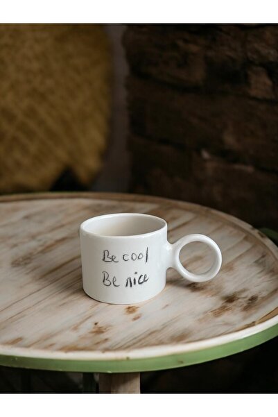 TERRACO Handmade Ceramic Mug with Writing