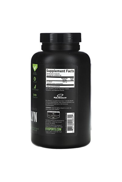 EFX Sports Sports, Kre-Alkalyn EFX, 120 Capsules