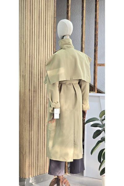 NANTİREA Khaki Cape Trench