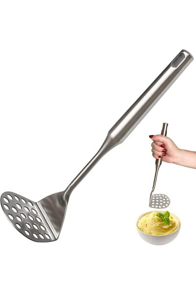 VESTA Concept Durable Stainless Steel Potato Masher – Non-Slip Handle, Easy to Use