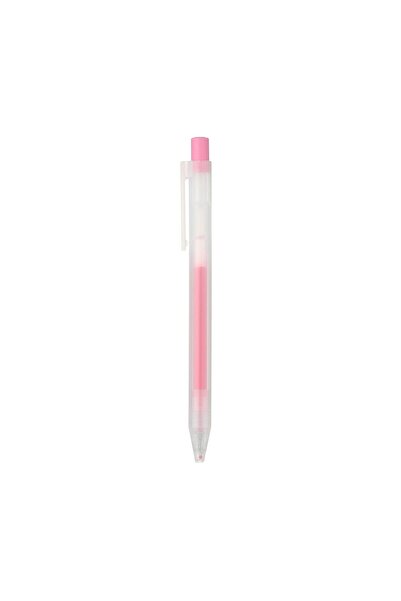 Muji Gel Ink Knock TypeÂ Ballpoint Pen, 0.5 mm, Sakura