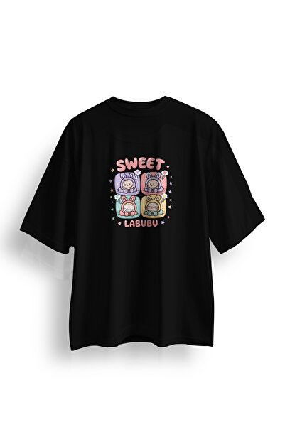 Koi Art Design Sweet Printed / Oversize Unisex T-Shirt / 95% Βαμβάκι Υψηλής Π...