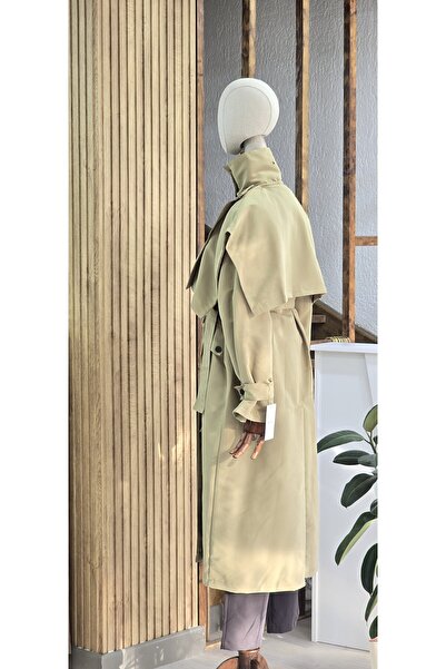 NANTİREA Khaki Cape Trench