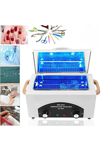 Renvox صندوق تعقيم CH-360T للأدوات التجميلية، جهاز تعقيم محمول بدرجة حرارة عالية