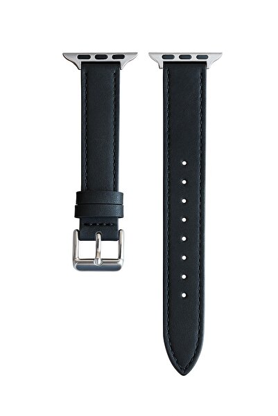Alstrap Apple Watch 11-10(46mm) 9-8-7(45mm) 6 5 4 Se(44mm)Compatible Slim Thin Pu Leather Band Strap
