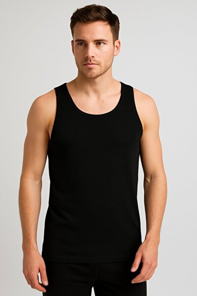 Seher Men's Economical Colorful Classic Tank Top 001K - 12 Pieces