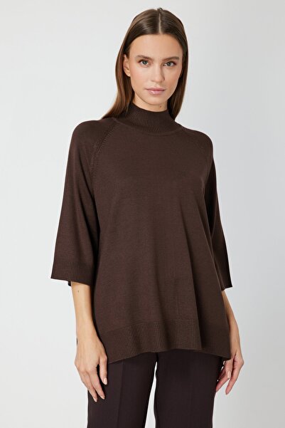 ON Buttoned Back Three-Quarter Sleeve Sweater