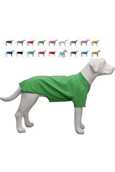 OEM Lovelonglong dog coat, size S, basic, cotton, green